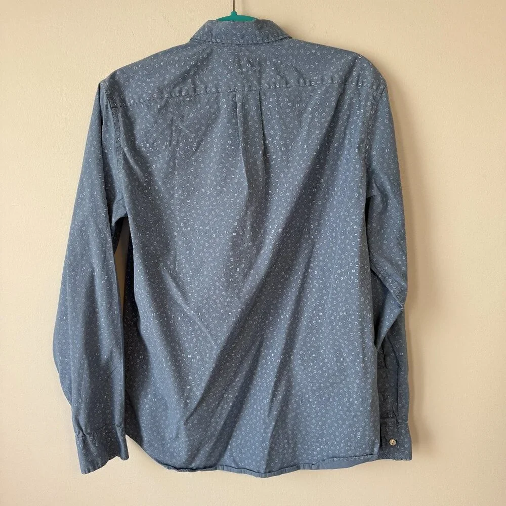J. Crew Men's ditsy print floral button down Medium